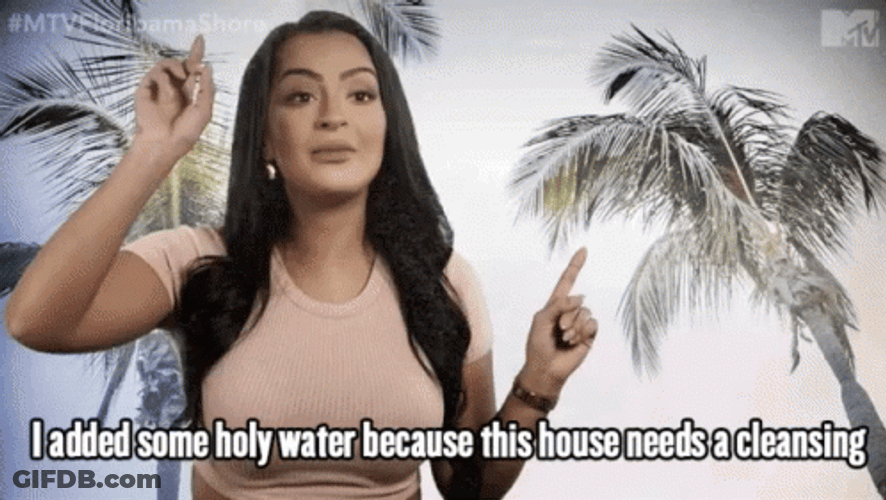 Added Holy Water House Cleansing Purity GIF