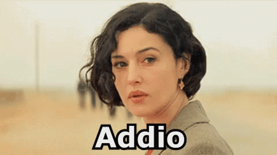 Addio Monica Bellucci GIF