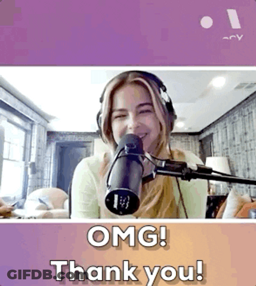 Addison Rae Thanking GIF