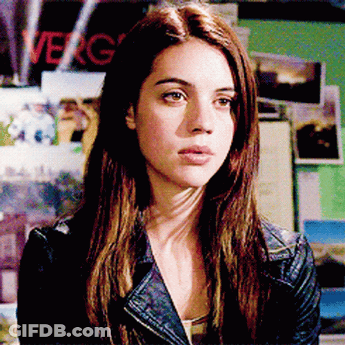 Adelaide Kane Sweet Smile Side Eye GIF