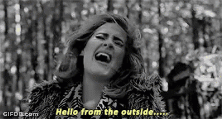 Adele Breakup Hello From The Other Side GIF