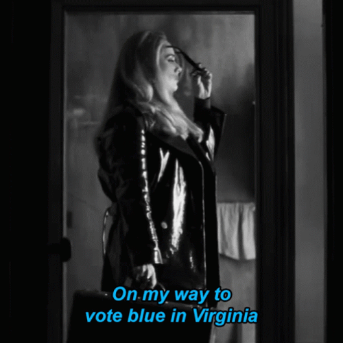 Adele Hello On My Way To Vote Blue GIF