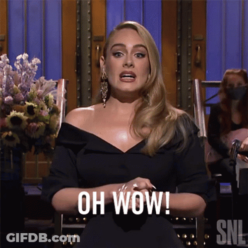 Adele Oh Wow GIF