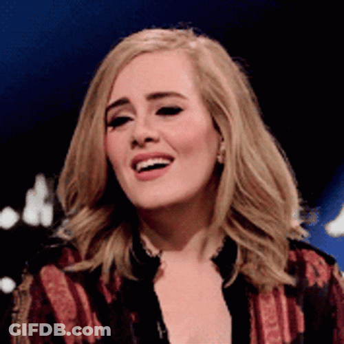 Adele's Quick Emotion Transition GIF