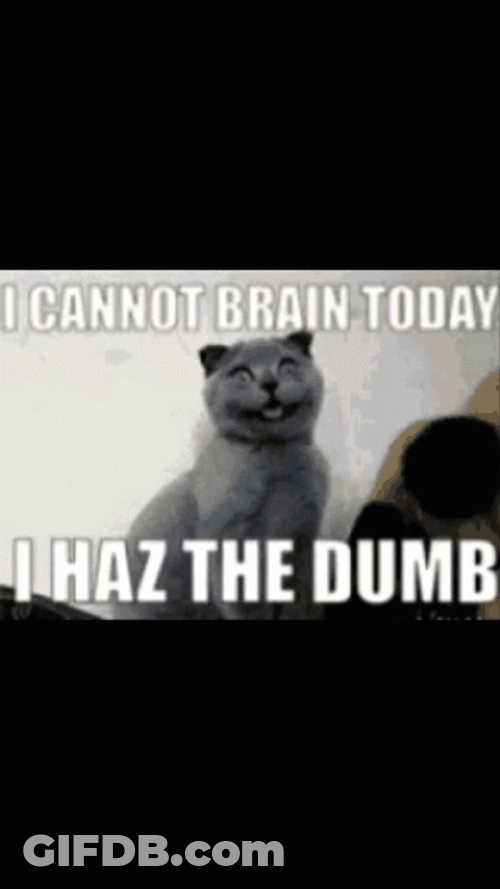Adhd Can't Brain Today GIF