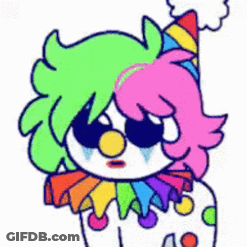 Adhd Clown Confetti GIF
