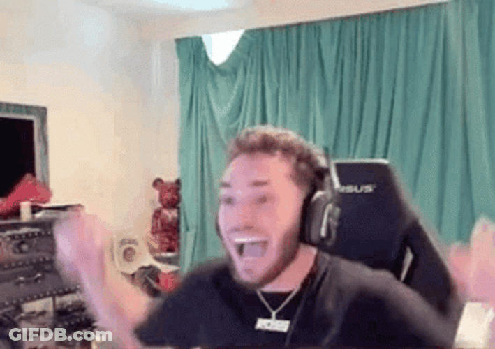 Adin Ross Covers Face Changes Expression GIF