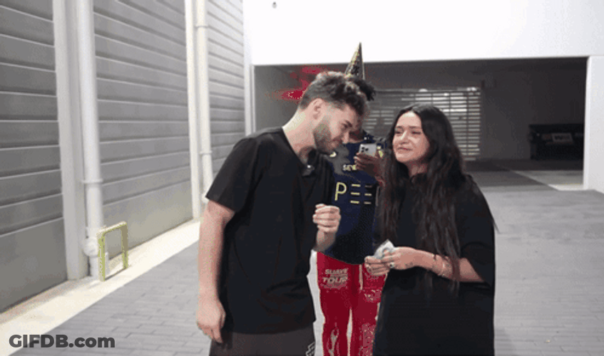 Adin Ross Kiss Girls Cheeks GIF