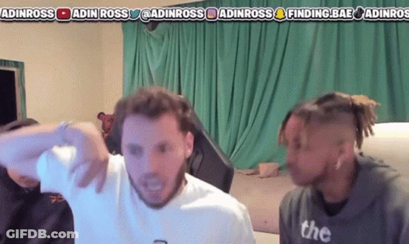 Adin Ross Sings With Friends GIF