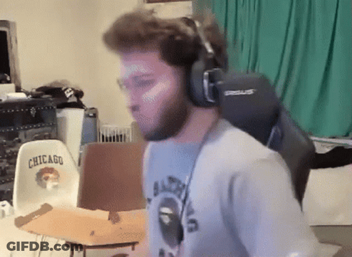 Adin Ross Slams Stuff On Table GIF