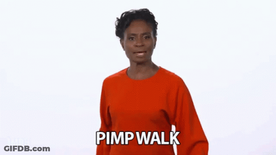 Adina Porter Pimp Walk GIF