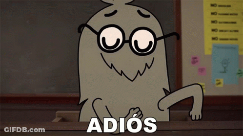 Adios Principal Brown GIF
