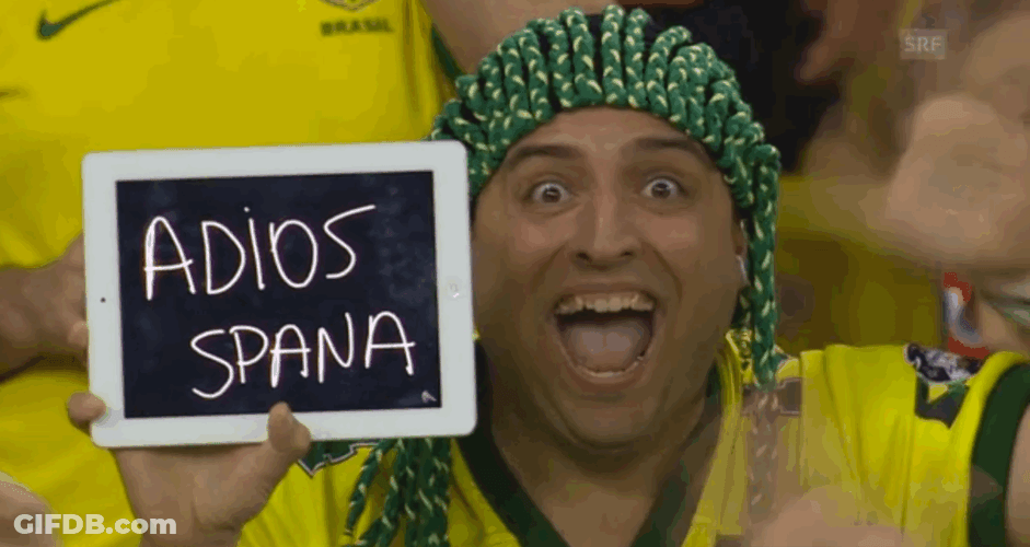 Adios Spain Football World Cup GIF