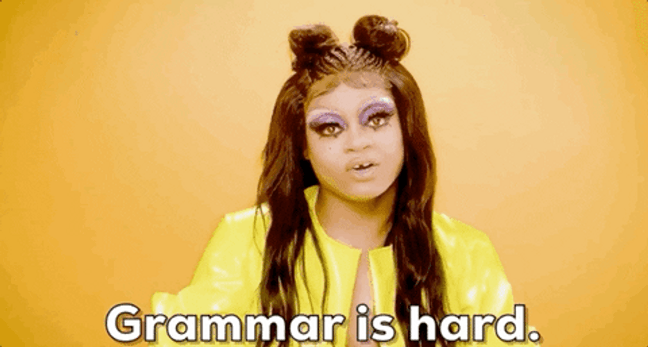 Adjective Grammar Is Hard GIF