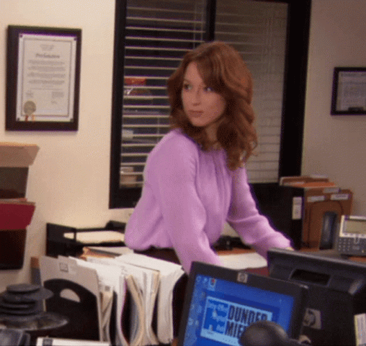 Administrative Professionals Day Girl Happily Pointing At Someone GIF
