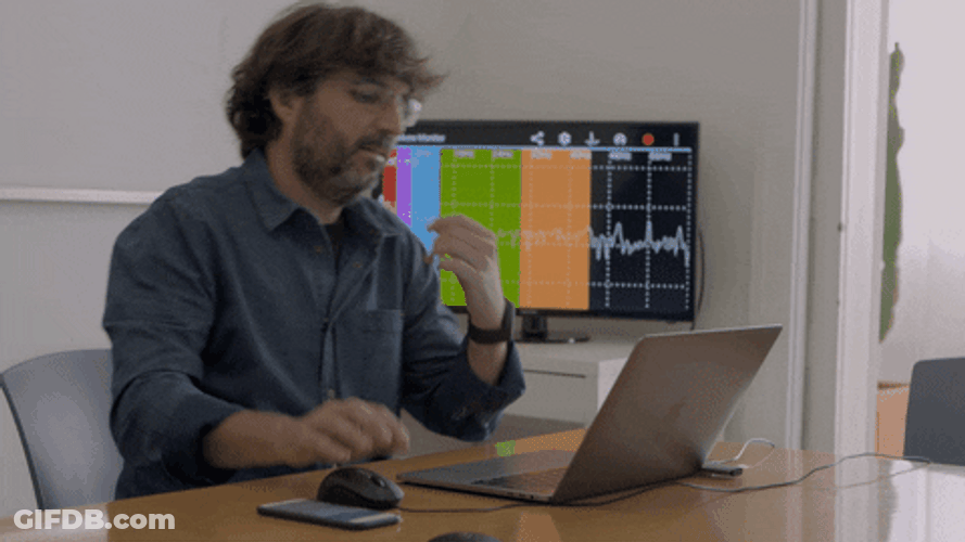 Administrative Professionals Day Man Analyzing GIF