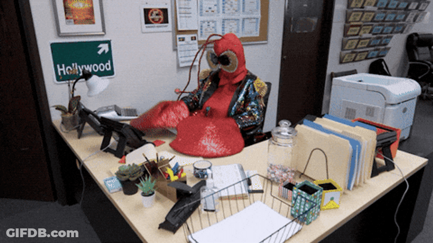 Administrative Professionals Day Man Wearing Costume GIF