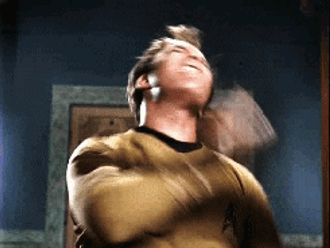 Admiral James T. Kirk Bitch Slap GIF