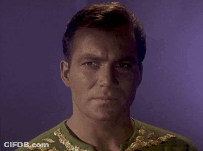 Admiral James T Kirk Head Down Shoulders Slumped GIF