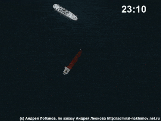 Admiral Nakhimov Sinking Ship GIF