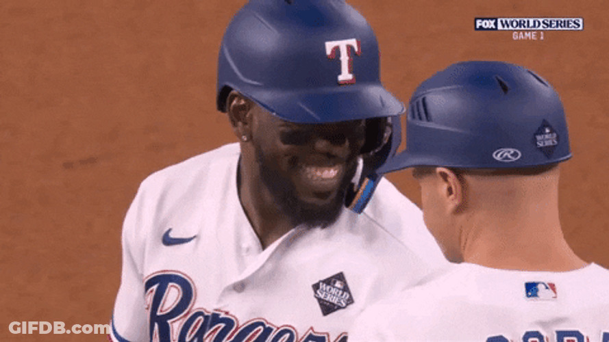 Adolis Garcia Grinning GIF