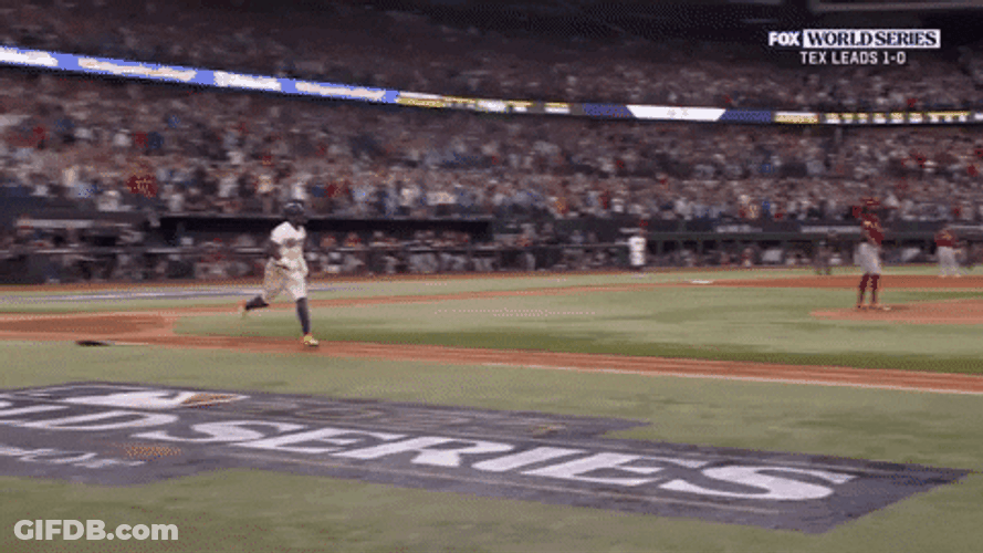 Adolis Garcia Running From Base To Base GIF