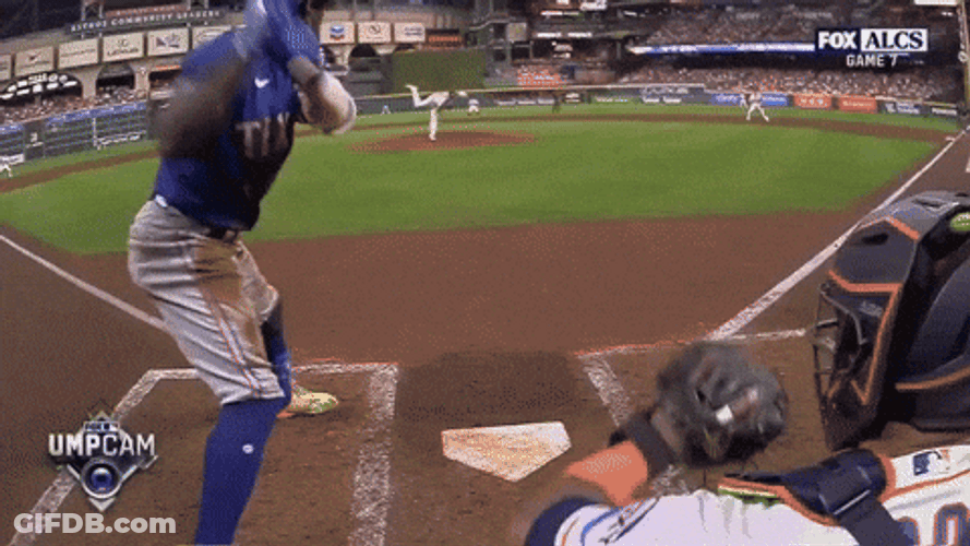 Adolis Garcia Striking Baseball Back View GIF