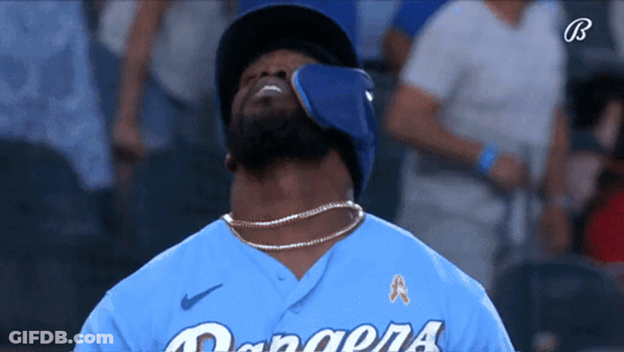 Adolis Garcia Texas Rangers Player GIF