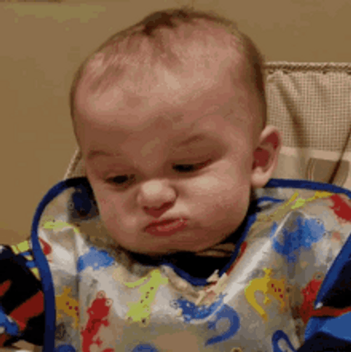 Adorable Angry Baby GIF
