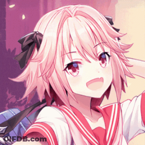 Adorable Anime Astolfo Blank Stare GIF