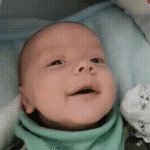 Adorable Baby Smiling Winking GIF