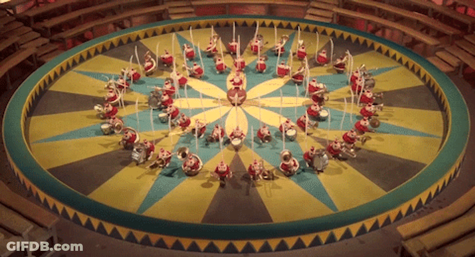 Adorable Coraline Mouse Circus Dance Performance GIF