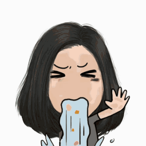 Adorable Jagyasini Vomit GIF