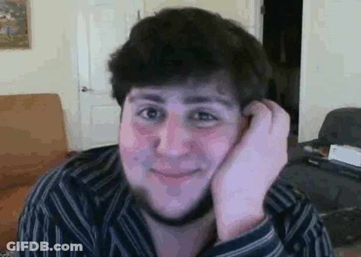 Adorable Jontron Smiling On Cam GIF