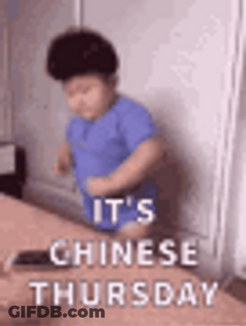 Adorable Kid Dancing It's Funny Thursday Meme GIF