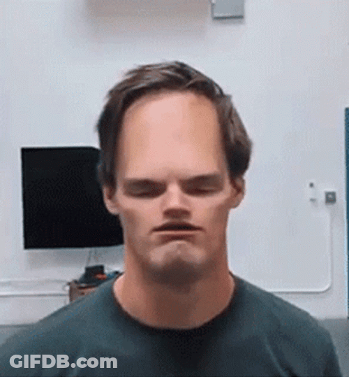 Adorable Man Big Head GIF