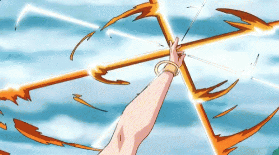 Adorable One Piece Nami Compact Tact GIF