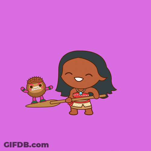 Adorable Pet Moana Disney Movie GIF