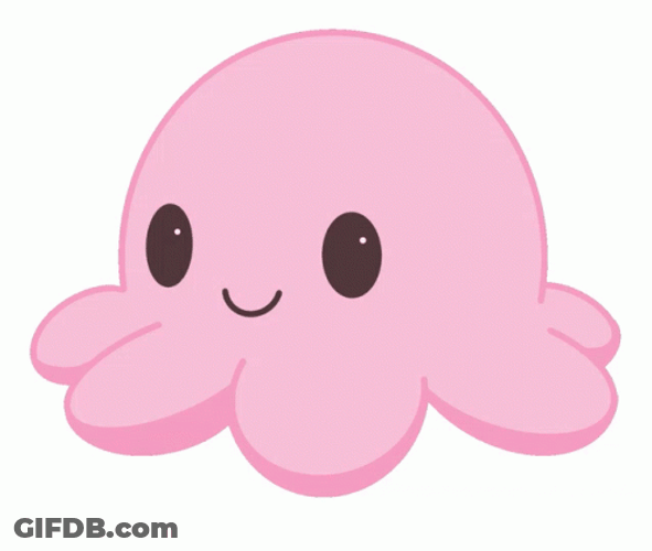 Adorable Pink Octopus Squishmallow Mood Swings GIF