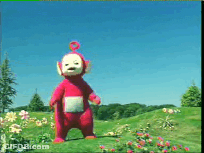 Adorable Po Teletubbies Jump GIF
