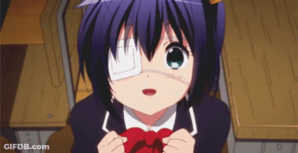 Adorable Rikka Takanashi GIF