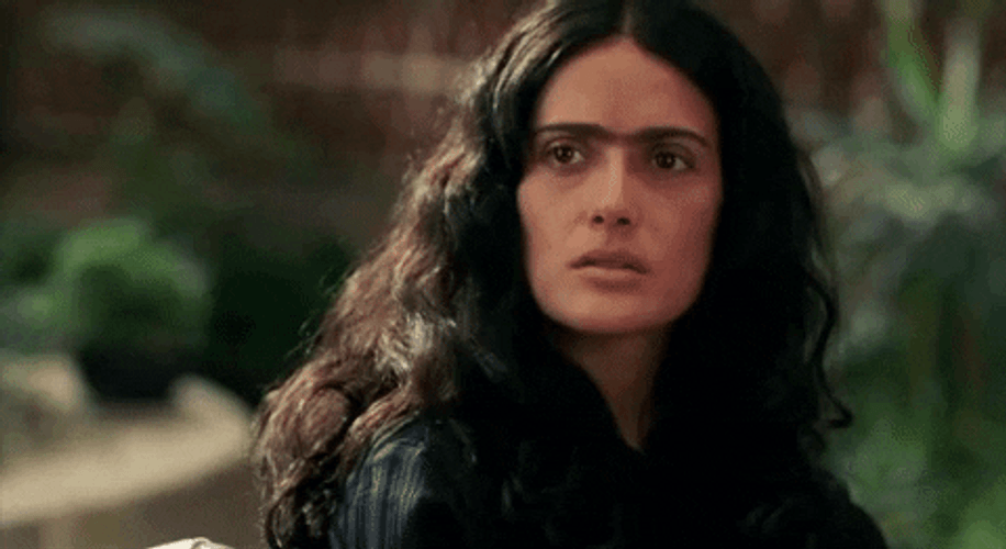 Adorable Salma Hayek Smirk GIF