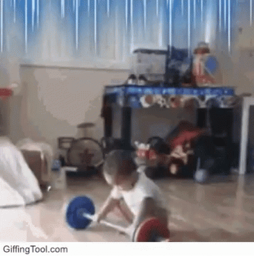 Adorable Super Saiyan Baby GIF