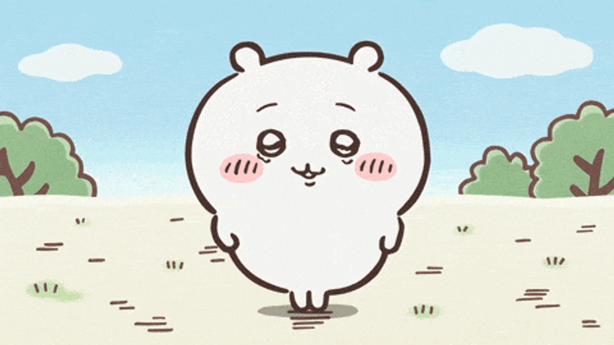 Adorable Teary Eyed Chiikawa GIF