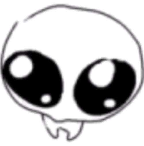 Adorable Yippee Creature Blinking Eyes GIF