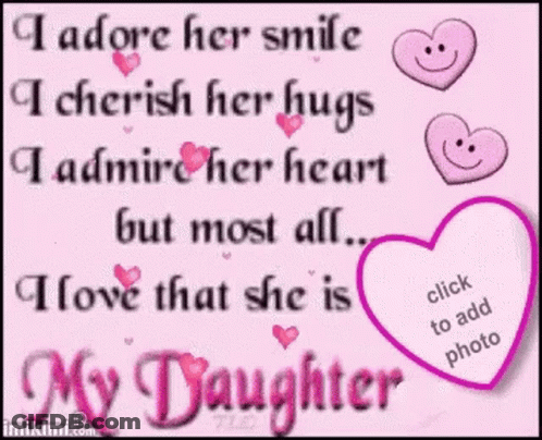 Adore Her Smile Cherish Her Hugs GIF