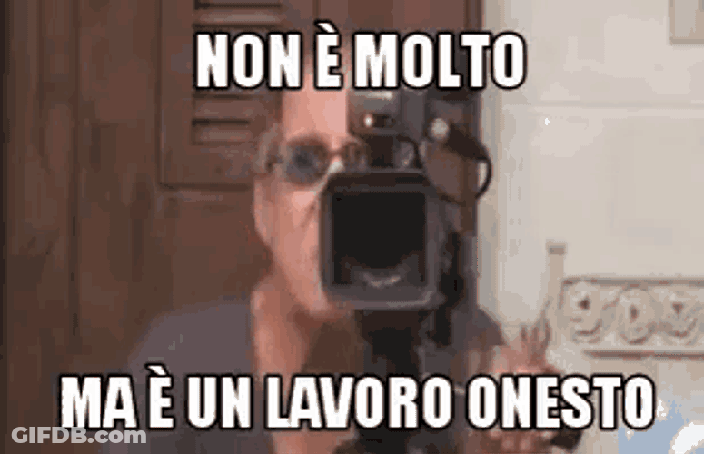 Adrian Adriano Celentano Non È Molto Ma È Un Lavoro Onesto Non Sarà Molto Ma Almeno È Onesto GIF
