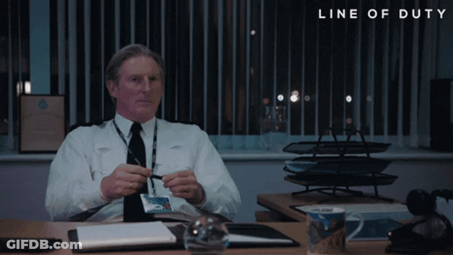 Adrian Dunbar Feels Intrigued GIF