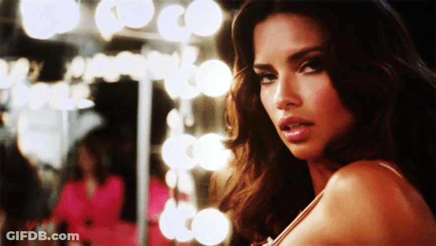Adriana Lima Flaunting Her Body GIF