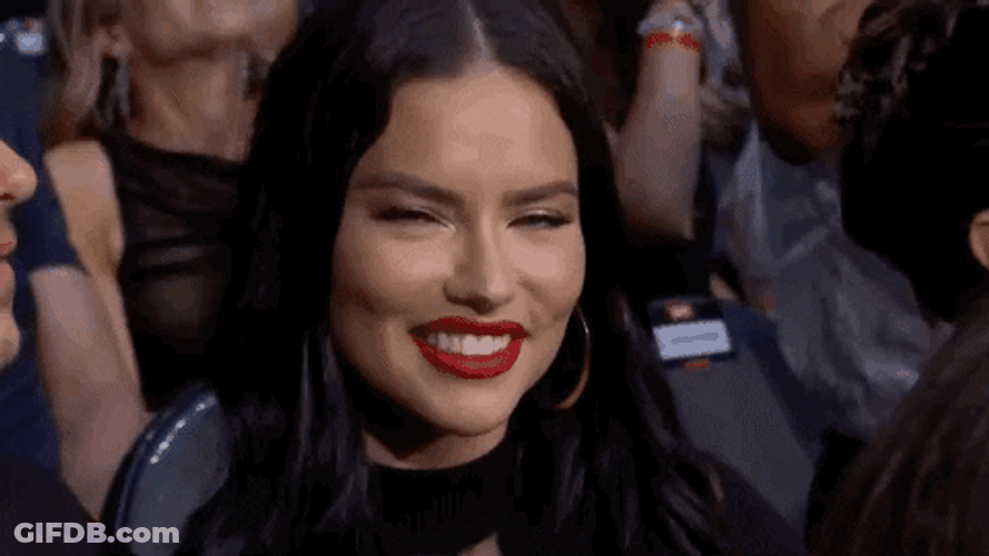 Adriana Lima Saying Hi GIF